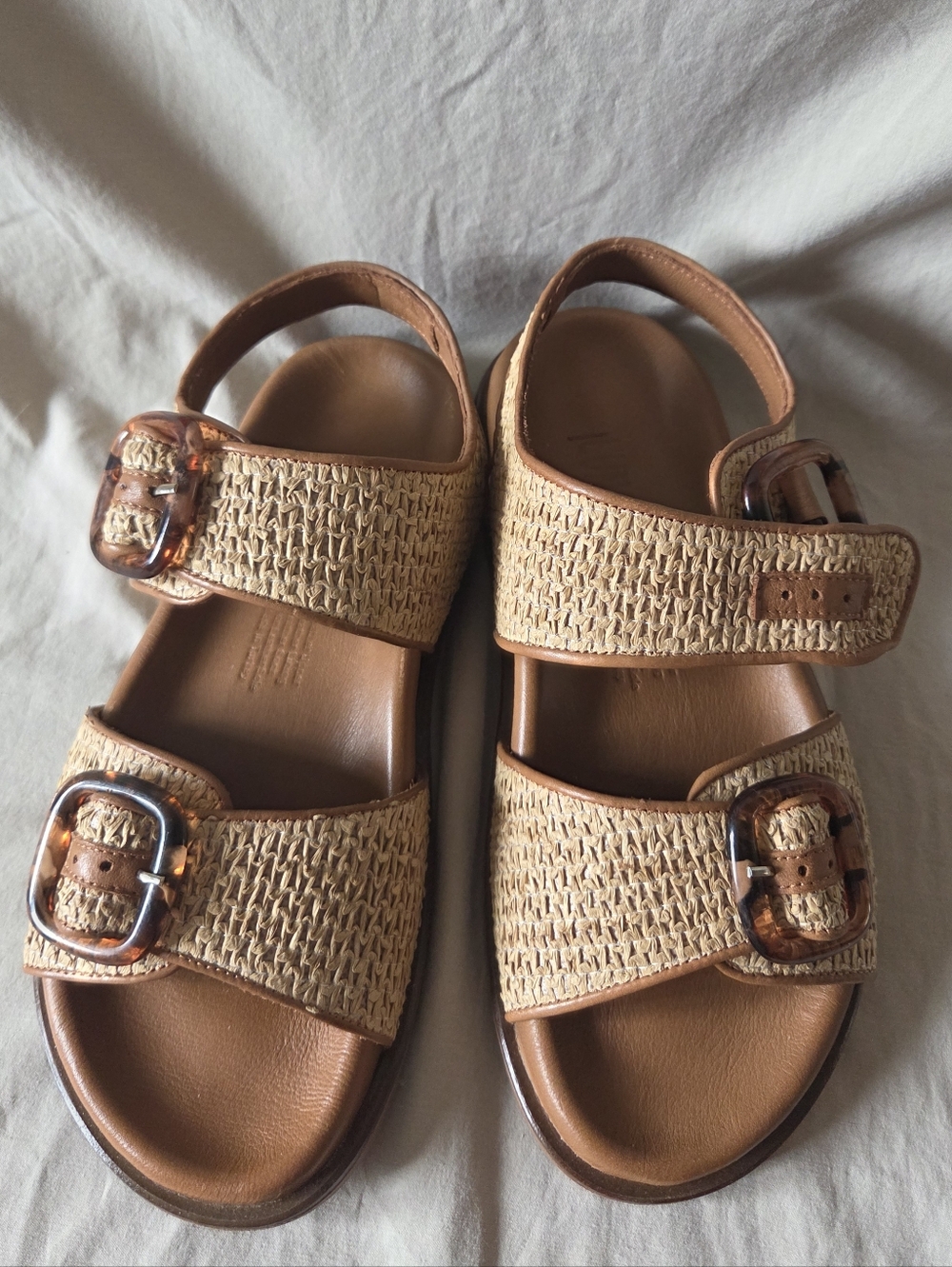 Luna Sole Eden Wicker Coconut Sandal - Never Worn - Picture 4 of 8